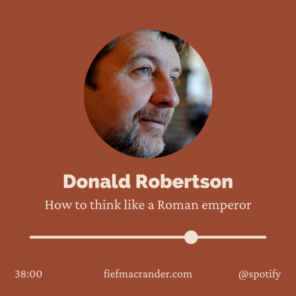 Donald Robertson podcast Fief Macrander